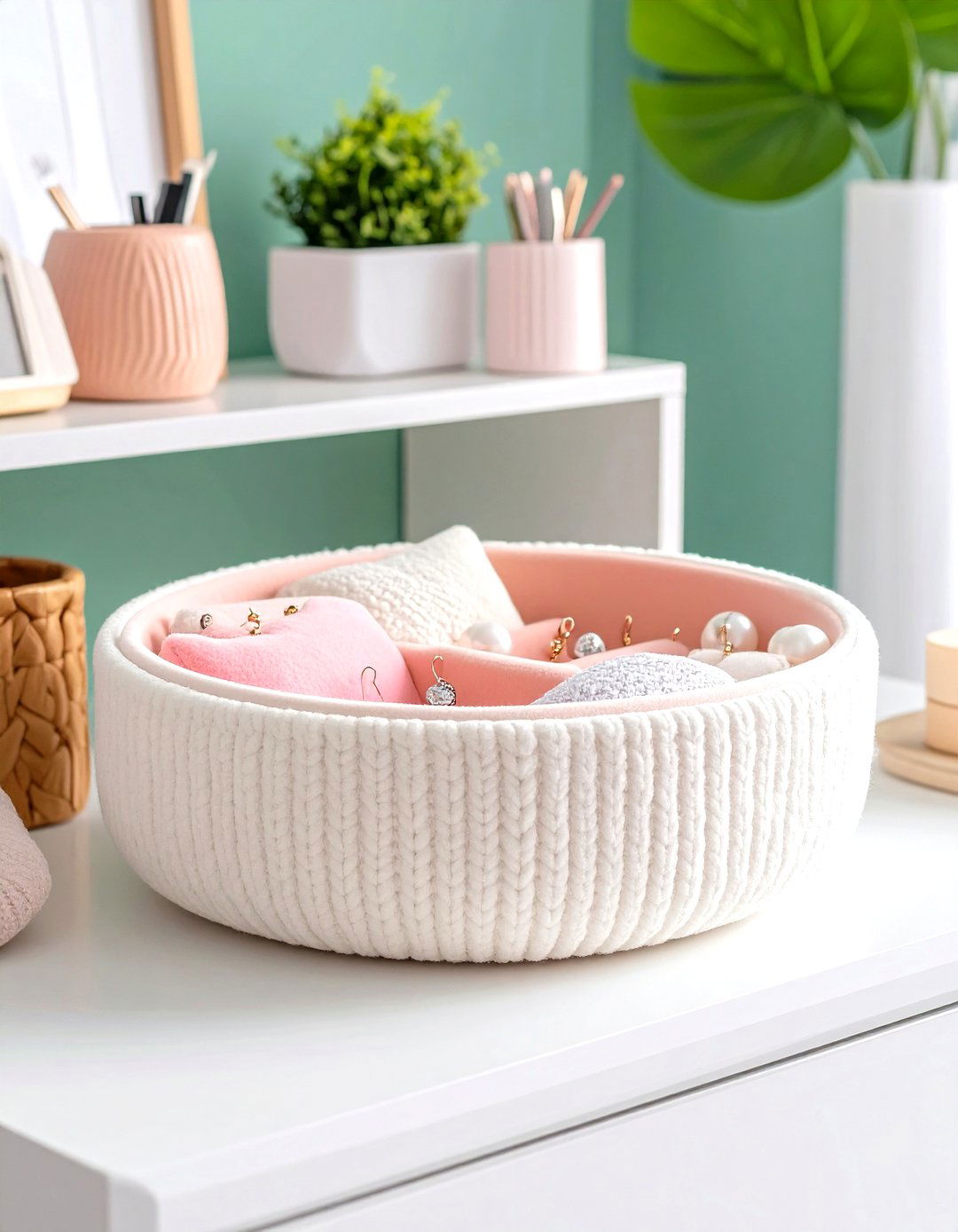 Trinket Dish Earring Storage Spot - 20 Earring Storage Ideas