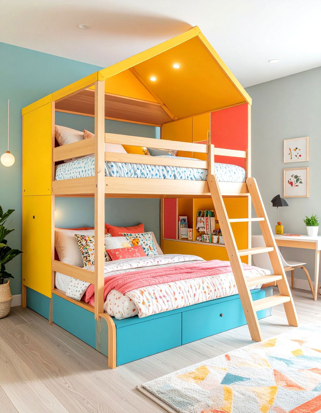 Triple Decker Loft Bed System - 20 Loft Bed Ideas