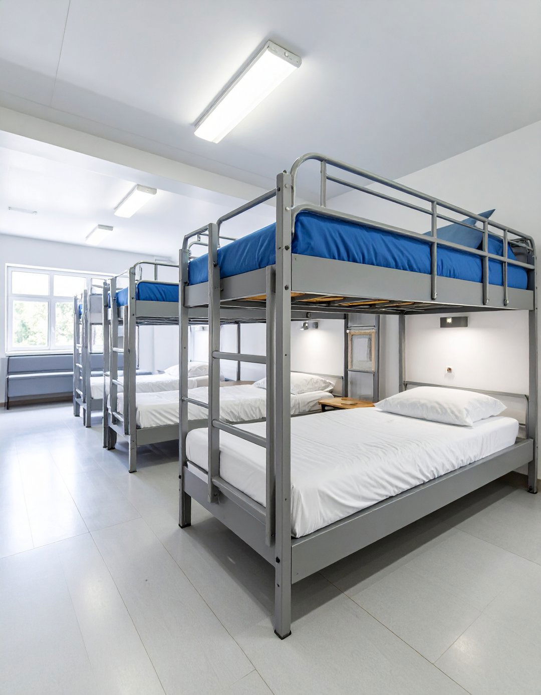 Triple Decker Vertical Bunk Room for Maximum Sleepers - 20 bunk room ideas