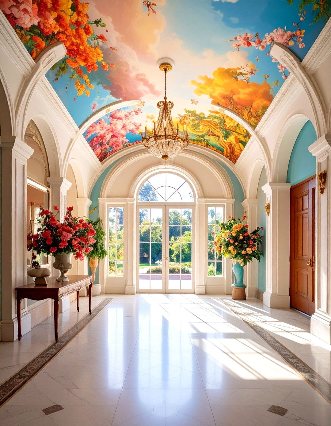 Trompe loeil Ceiling Wallpaper - 20 Ceiling Wallpaper Ideas