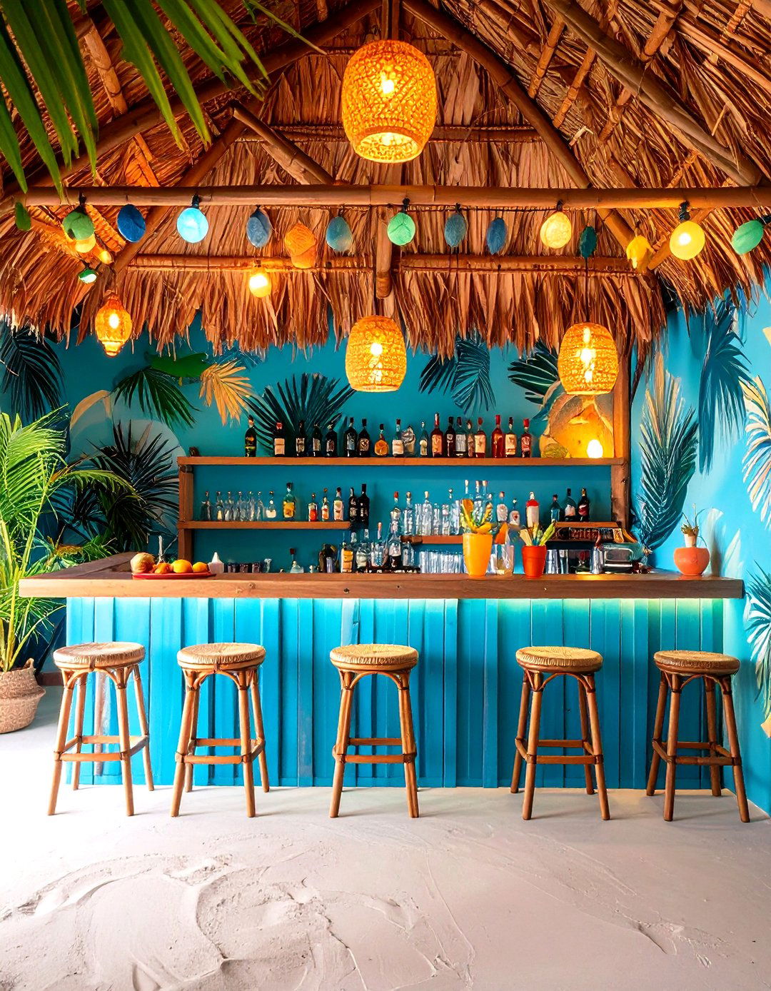 Tropical Beach Man Cave Paradise - 20 Man Cave Ideas