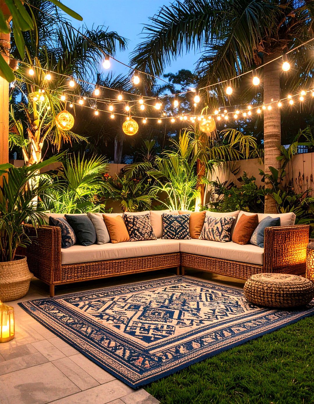 Tropical Boho Outdoor Spaces - 20 Bohemian Tropical Bohemian Decor Ideas
