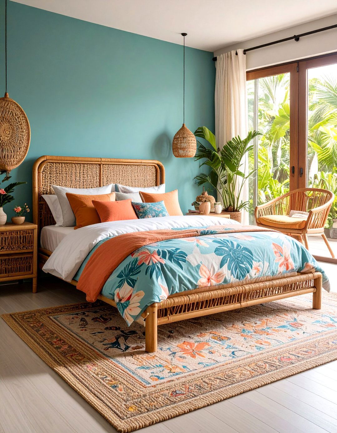 Tropical Bright Colorful Bedroom Ideas - 20 Colorful Bedroom Ideas