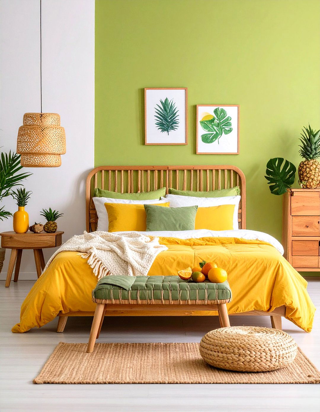 Tropical Fruit Fiesta Tropical Bedroom - 20 Tropical Bedroom Ideas