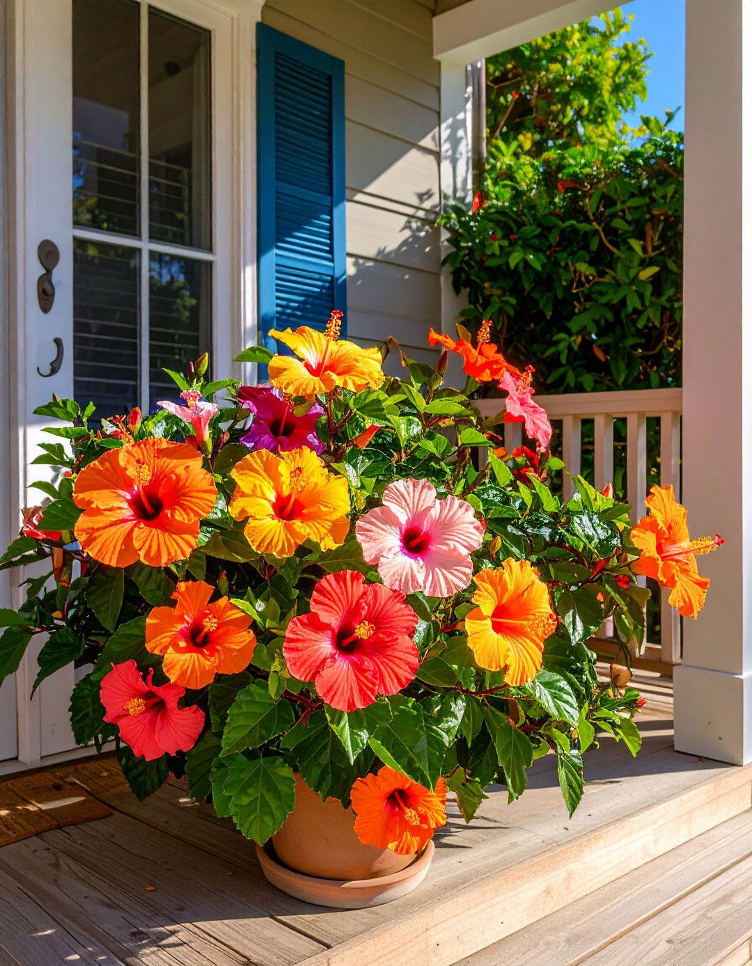 Tropical Hibiscus Showy Front Door Plant - 20 Front Door Plants