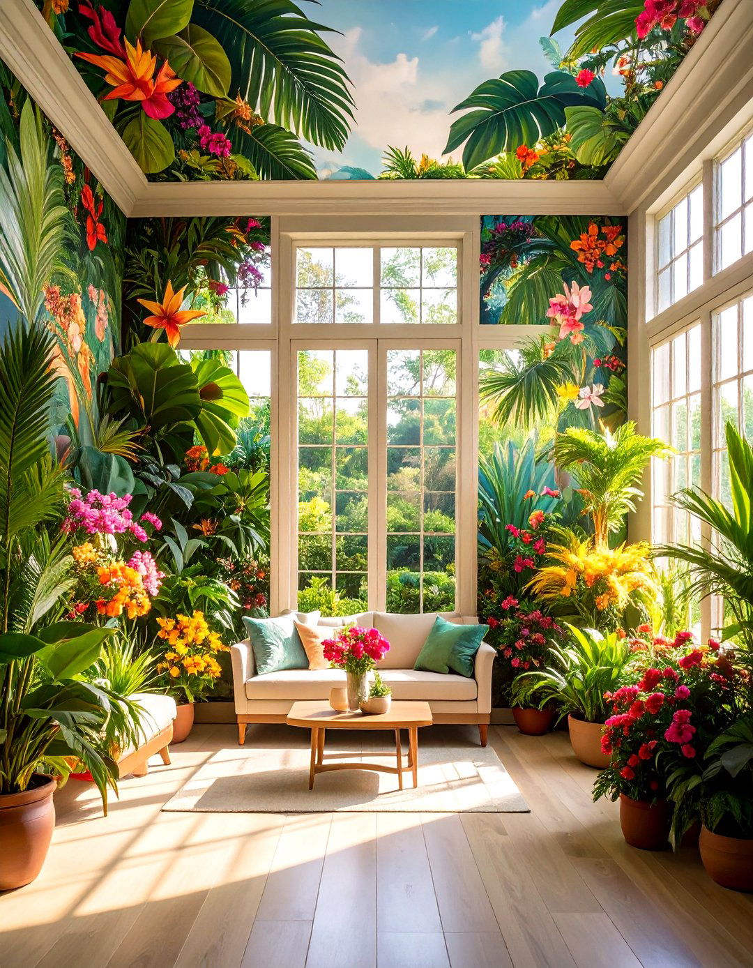 Tropical Jungle Scenes - 20 Wall Mural Ideas