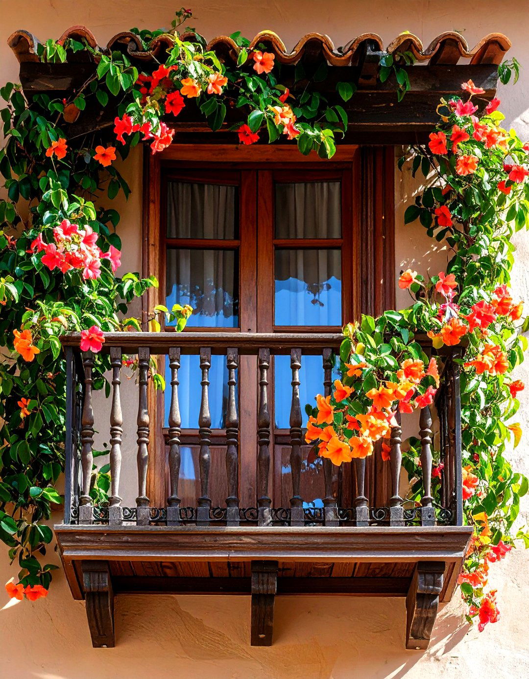 Tropical Mandevilla Balcony Vines - 20 Flowering Plants for Balcony