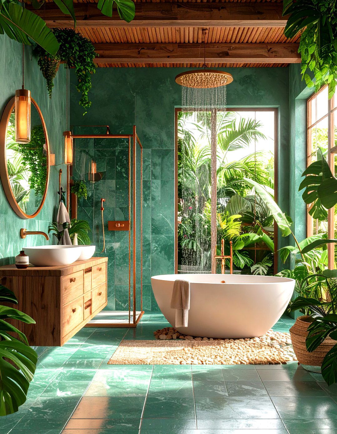 Tropical Mexican Bathroom Paradise - 20 Mexican Bathroom Ideas
