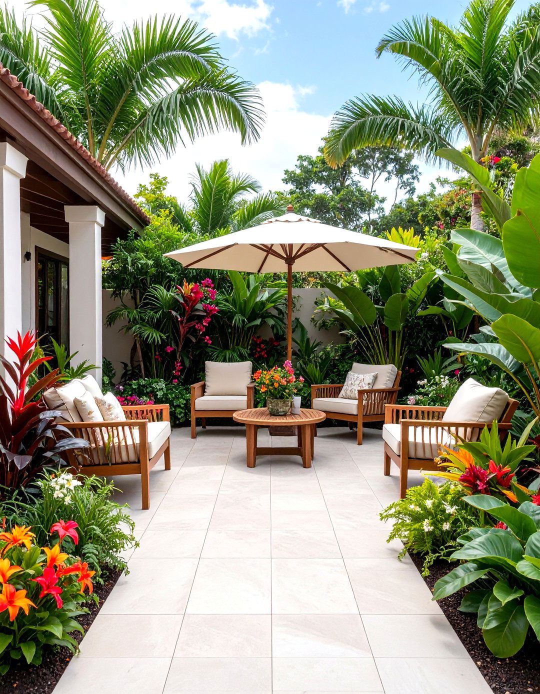 Tropical Oasis Patio Plants - 20 Patio Plants