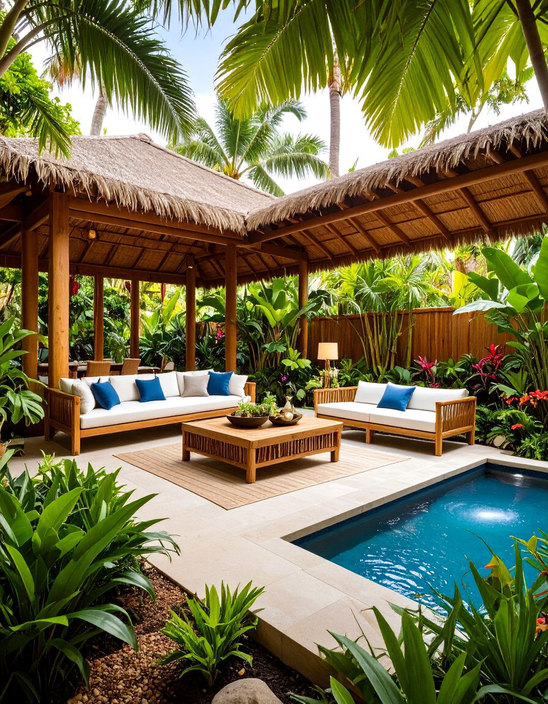 Tropical Paradise California Room with Lush Greenery - 20 California Room Design Ideas