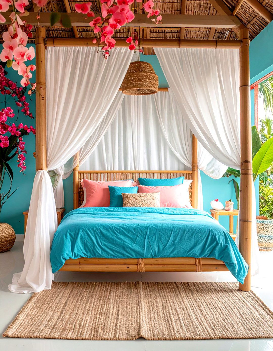 Tropical Paradise Jungle Themed Bedroom - 20 Jungle-themed Bedroom Ideas
