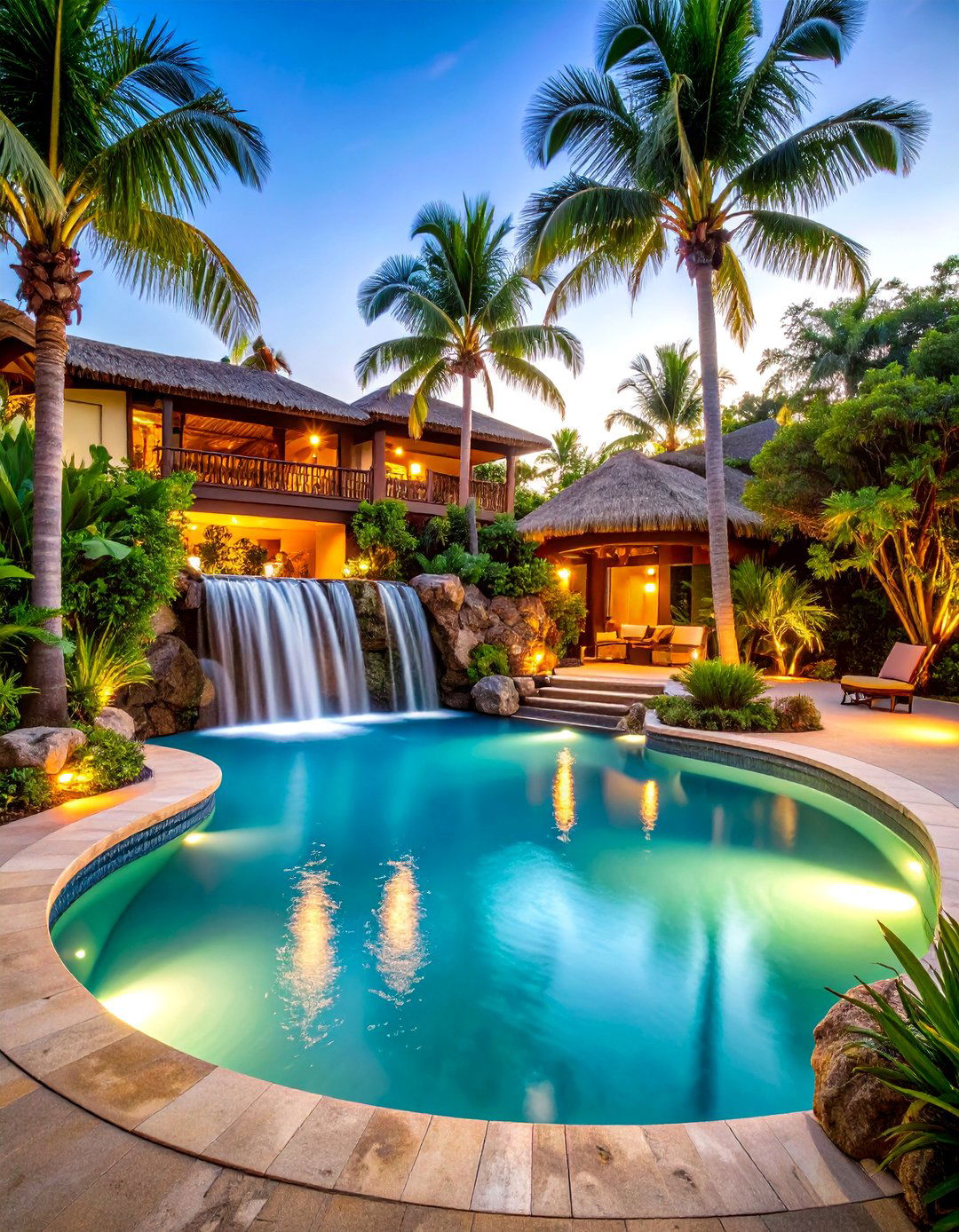 Tropical Paradise Lagoon Pool Design - 20 Lagoon Pool Design Ideas