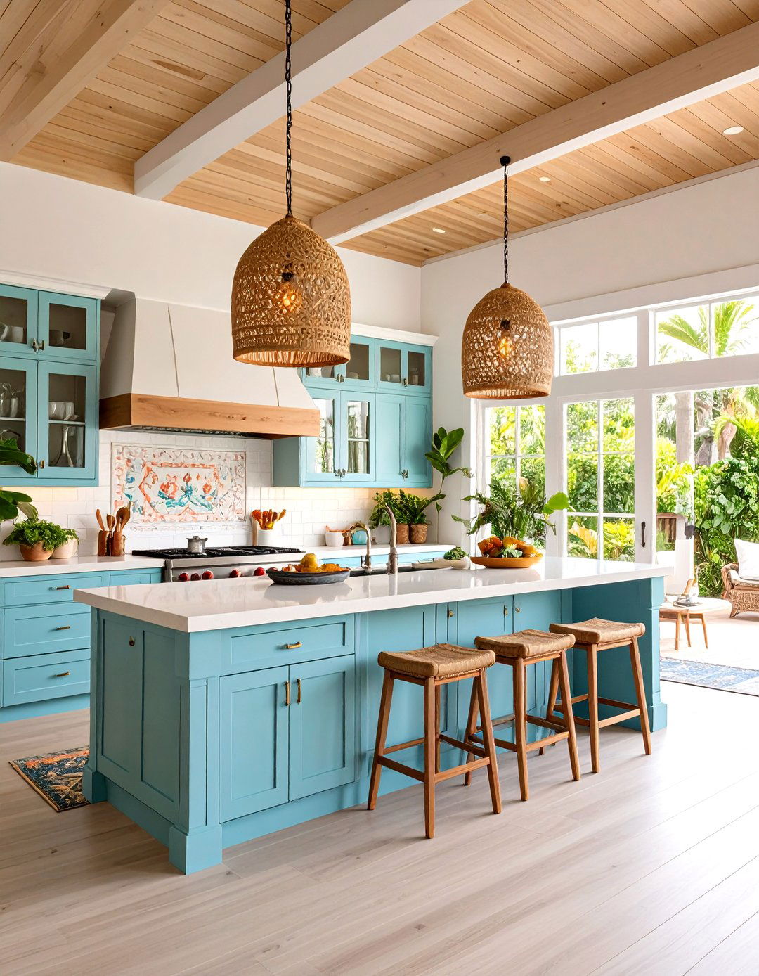 Tropical Paradise Lanai Kitchen - 20 Lanai Kitchen Ideas