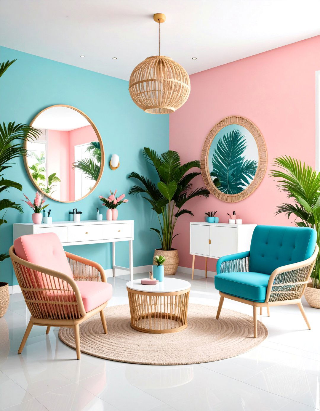 Tropical Paradise Lash Room - 20 Lash Room Ideas