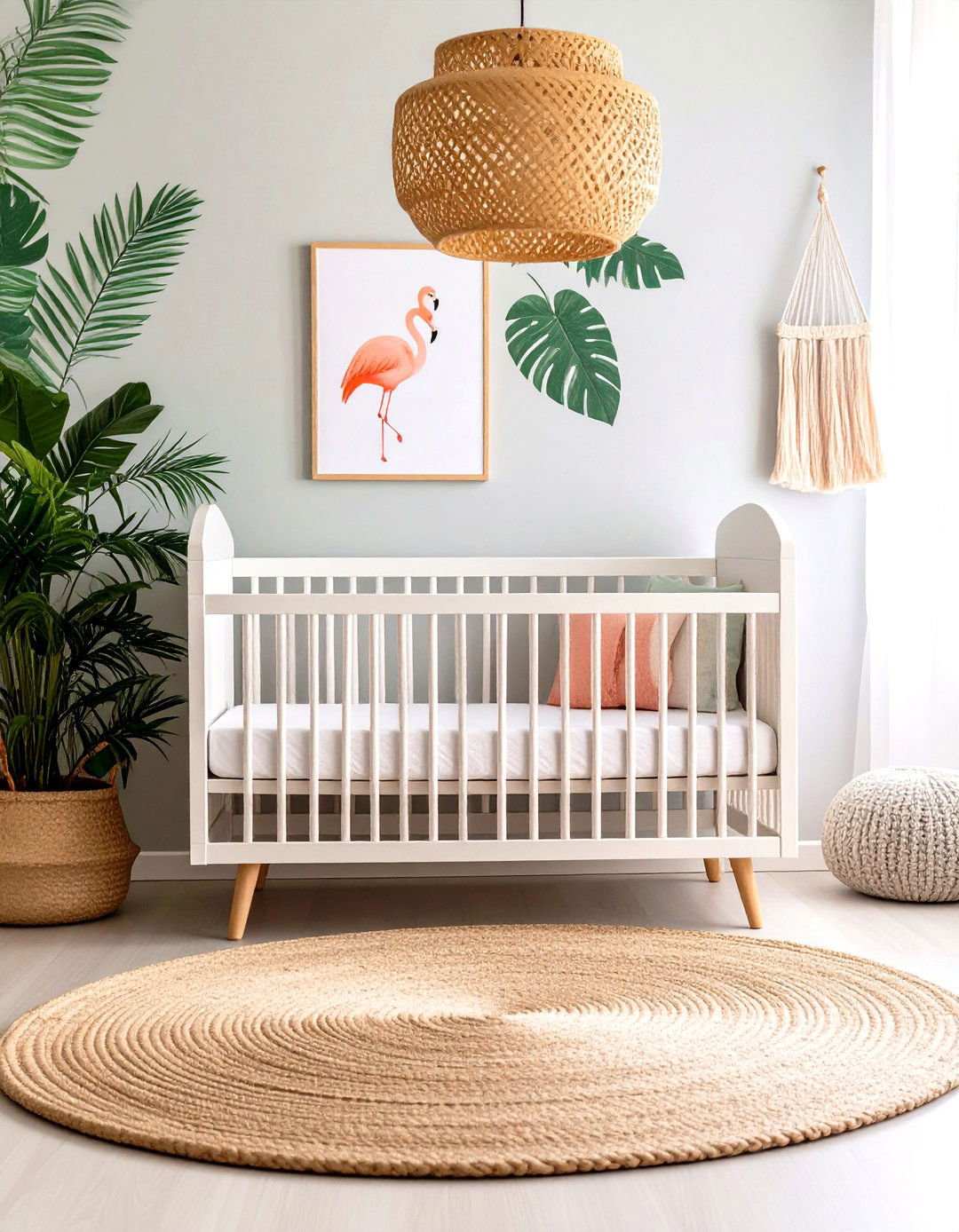 Tropical Paradise Pink and Green Nursery - 20 Pink and Green Nursery Ideas