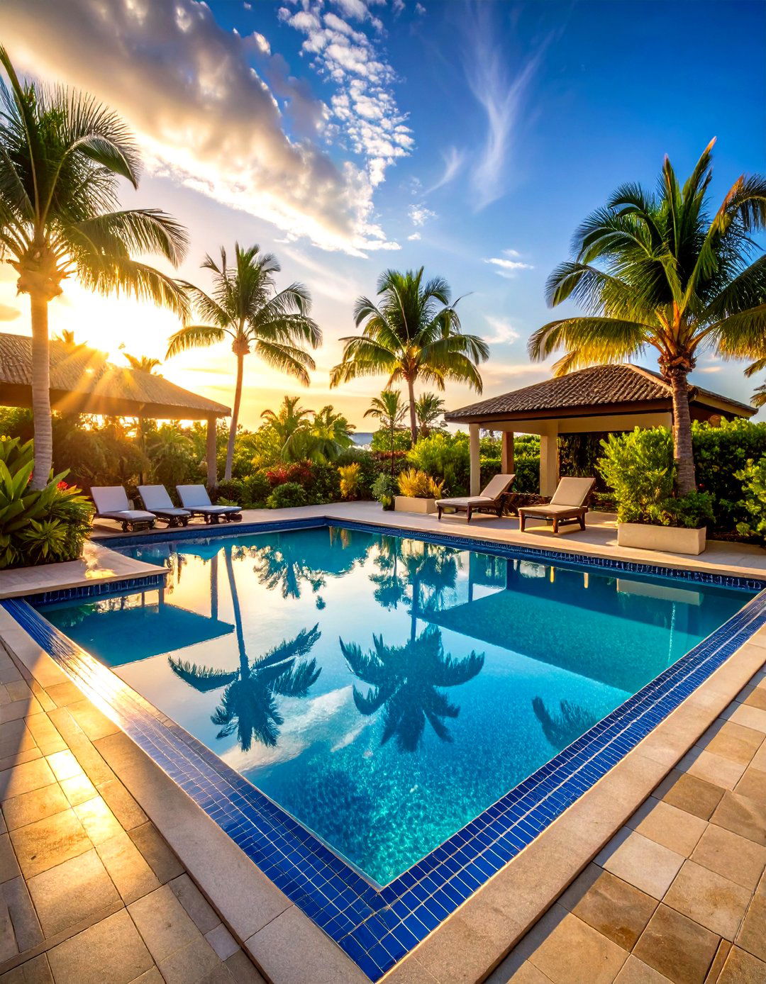 Tropical Paradise Pool Tile Themes - 20 Pool Tile Ideas