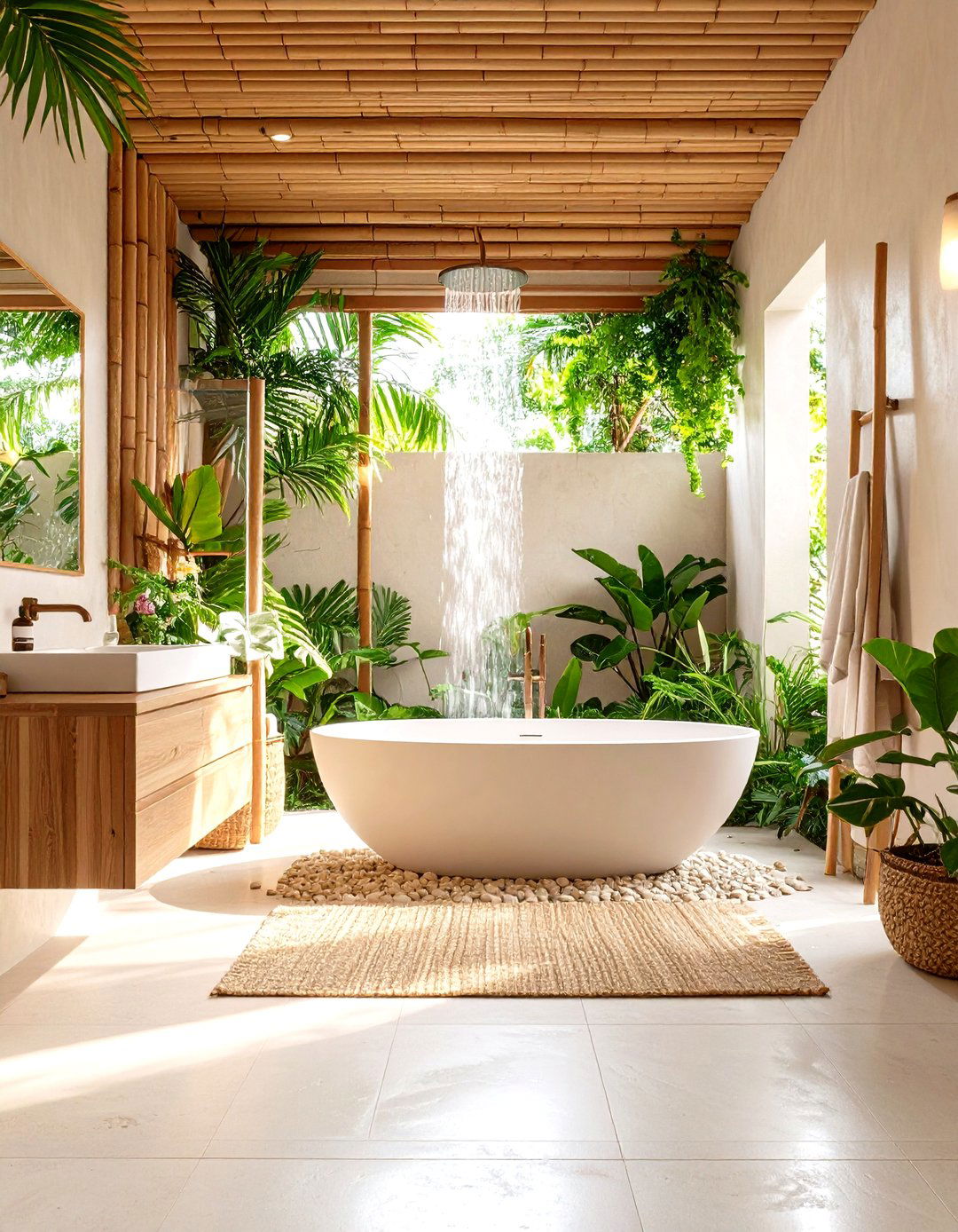 Tropical Paradise Primary Bathroom - 20 Primary Bathroom Ideas