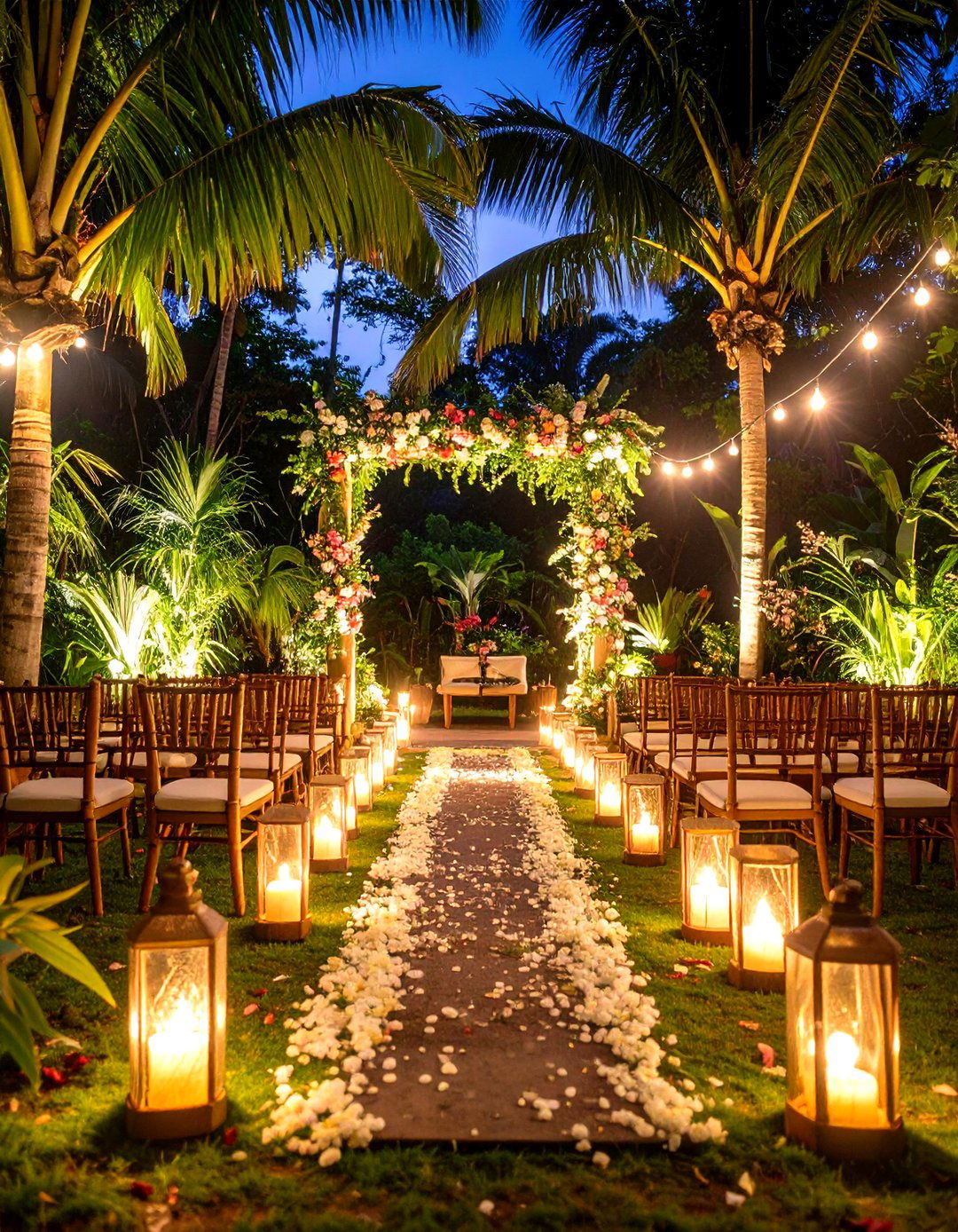 Tropical Paradise Wedding Ceremony - 20 Wedding Ceremony Ideas