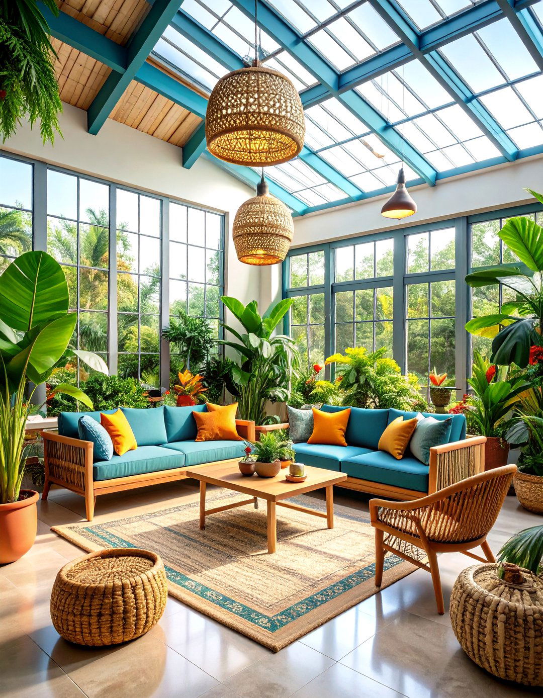 Tropical Plant Room Greenhouse Sanctuary - 20 Plant Room Ideas