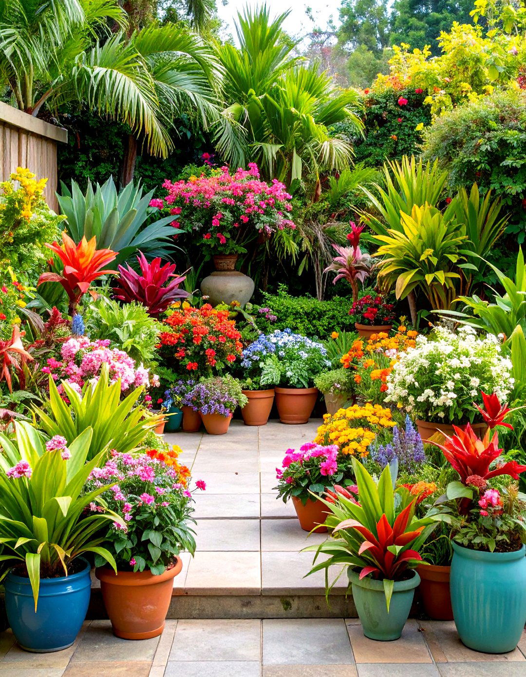 Tropical Potted Plants - 20 Tropical Patio Ideas