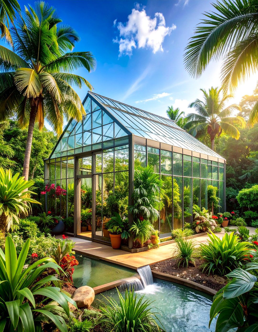 Tropical Rainforest Fantasy Greenhouse - 20 Fantasy Greenhouse Ideas
