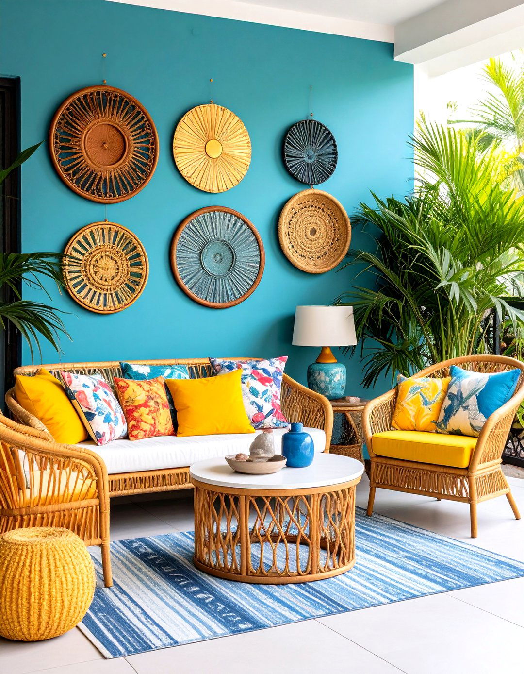 Tropical Wall Art and Decor - 20 Tropical Patio Ideas