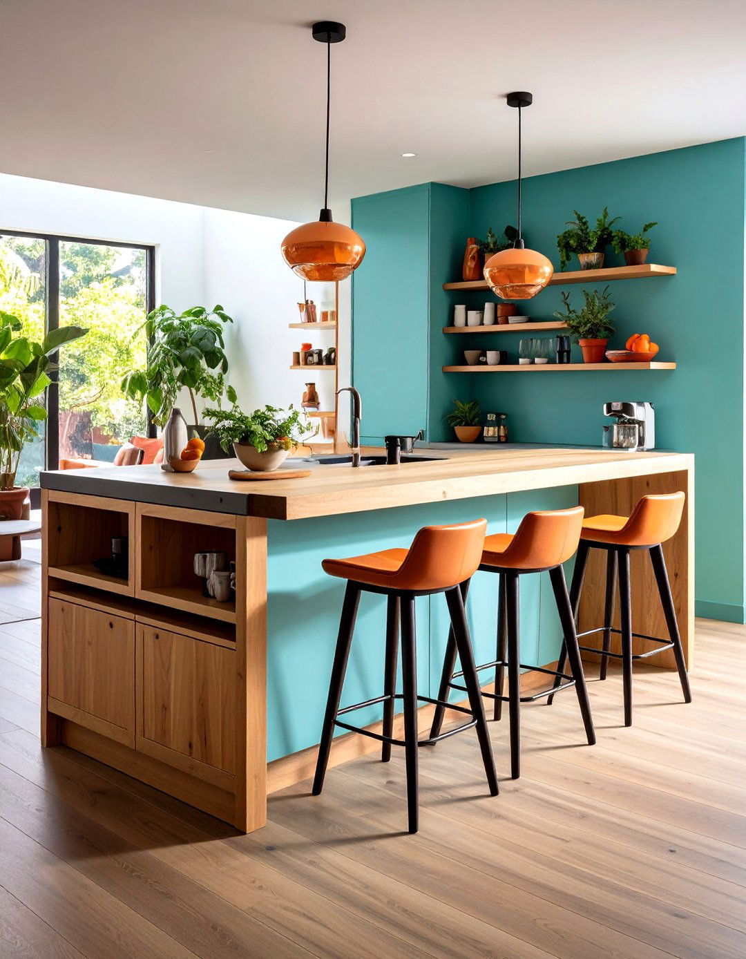 Tuck Away Stool Storage - 20 Small Kitchen Island Ideas