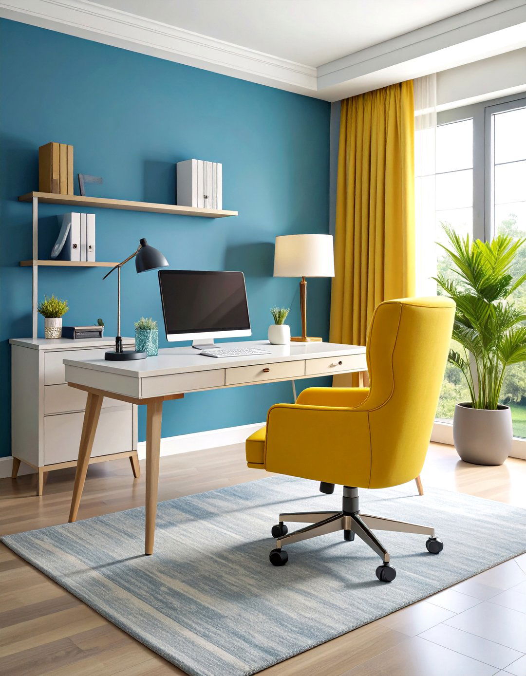 Tufted Upholstery Home Office - 20 Home Office Ideas for Her