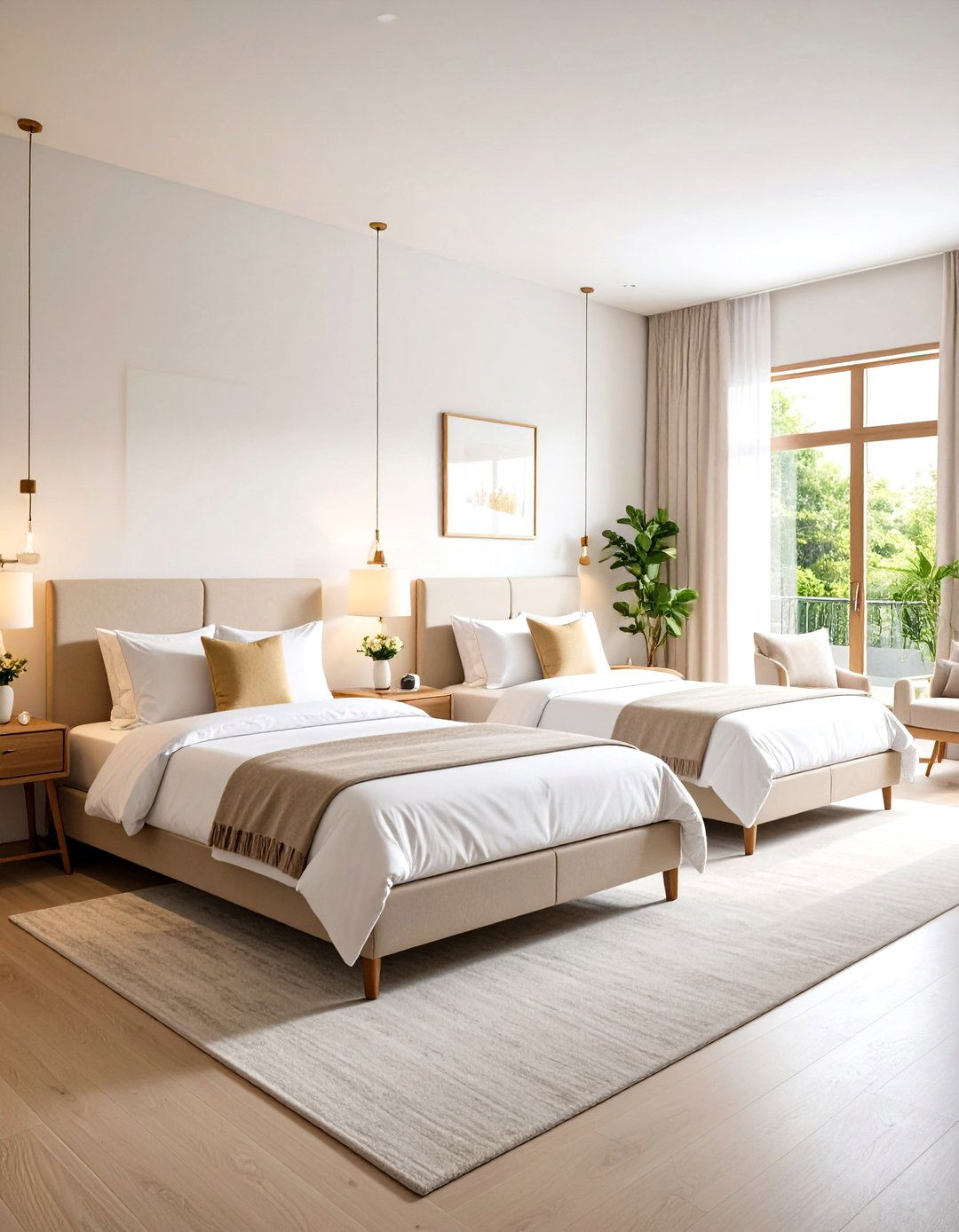 Twin Bed Guest Room Flexible Configuration - 20 guest room ideas