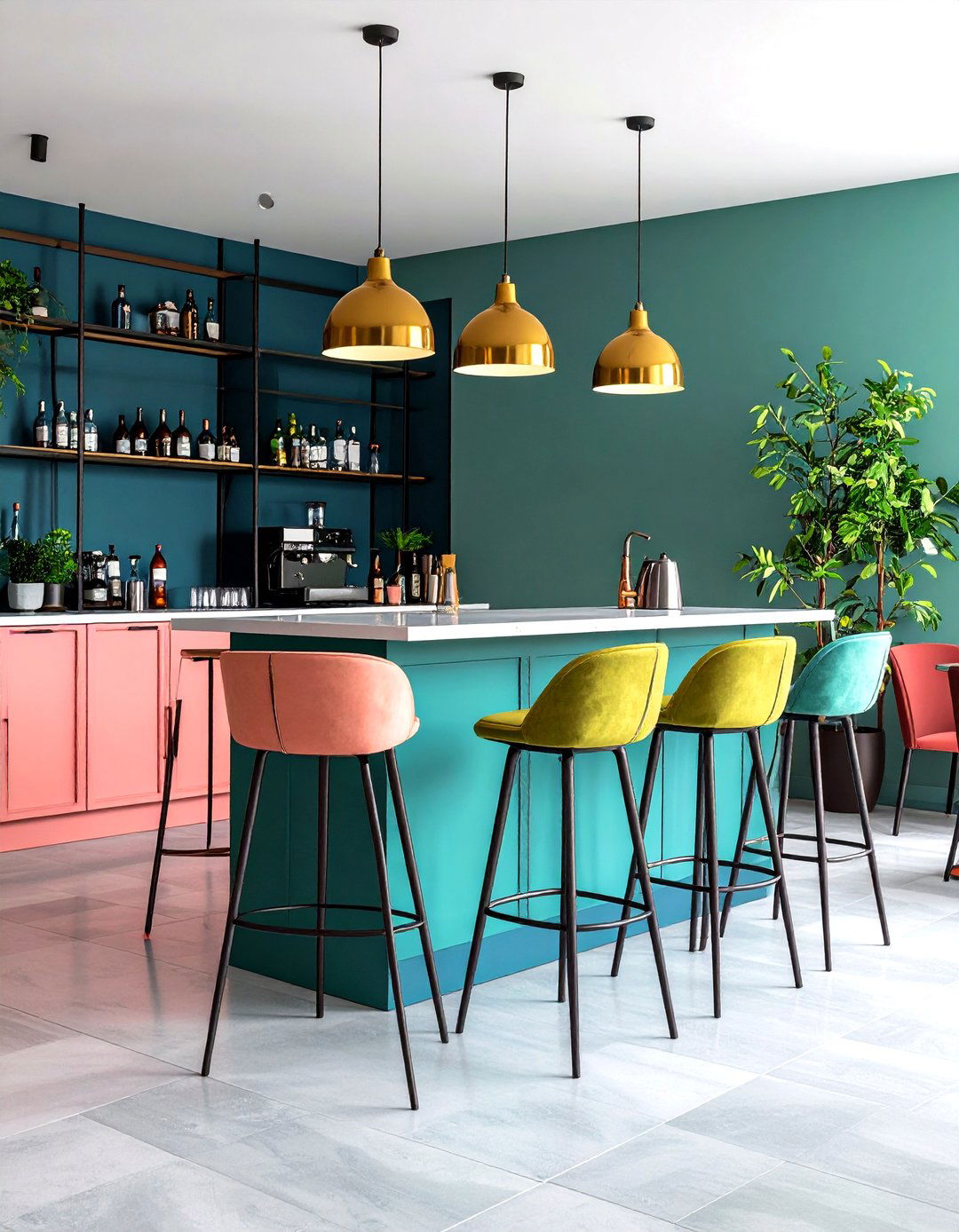 Two Tier Bistro Island - 20 Small Kitchen Island Ideas