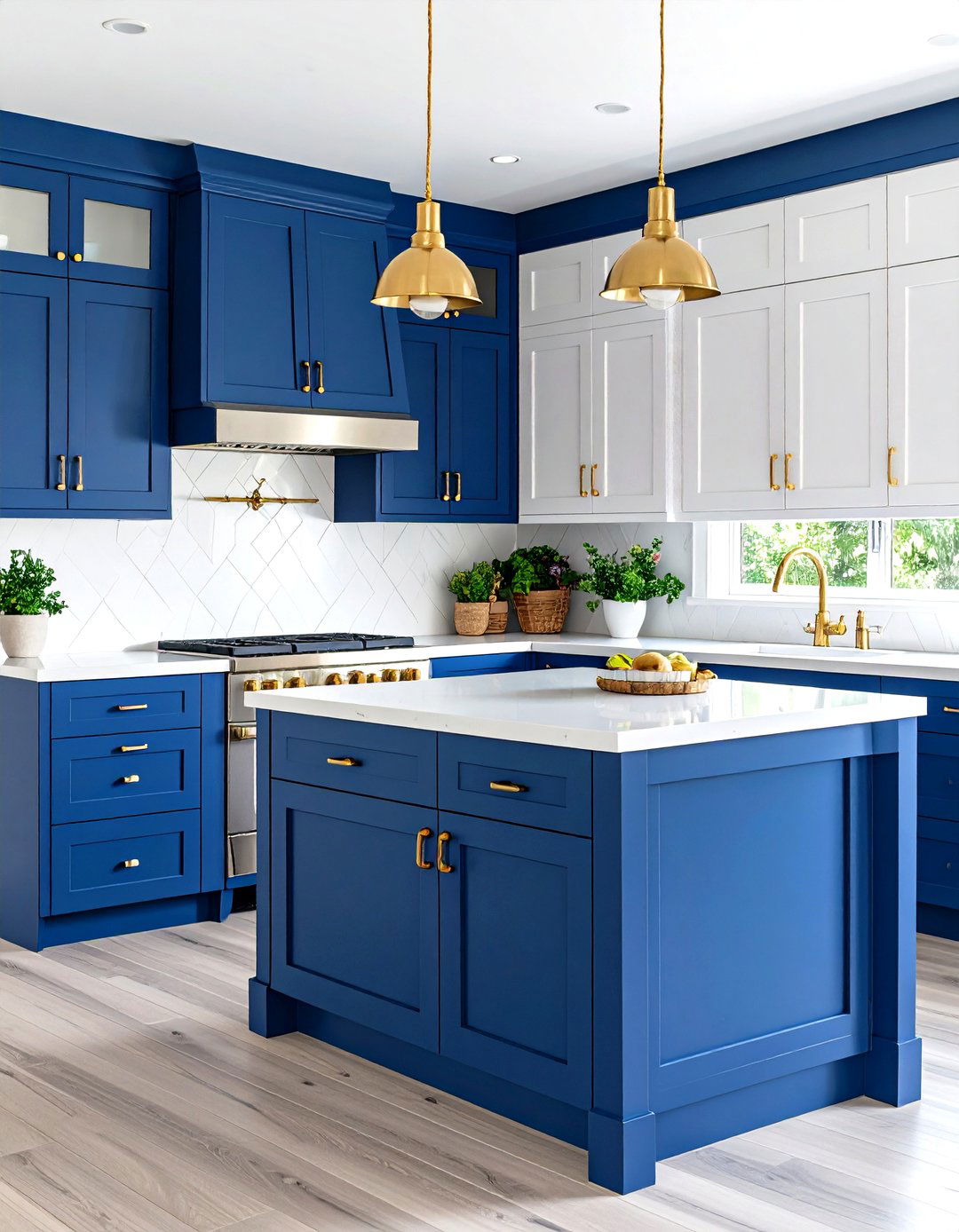 Two Tone Color Scheme Mobile Home Kitchen Design - 20 Mobile Home Kitchen Ideas