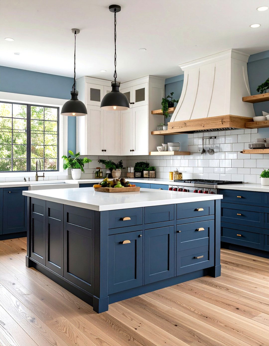 Two Tone Farmhouse Gray Cabinet Design - 20 Farmhouse Kitchen With Gray Cabinets Ideas