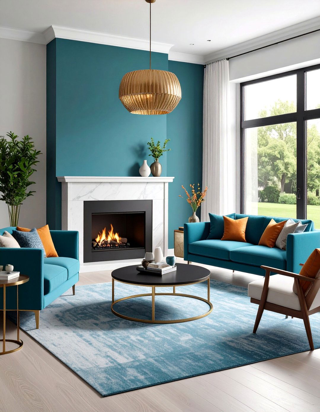 Two Tone Living Room Fireplace - 20 Living Room Fireplace Ideas