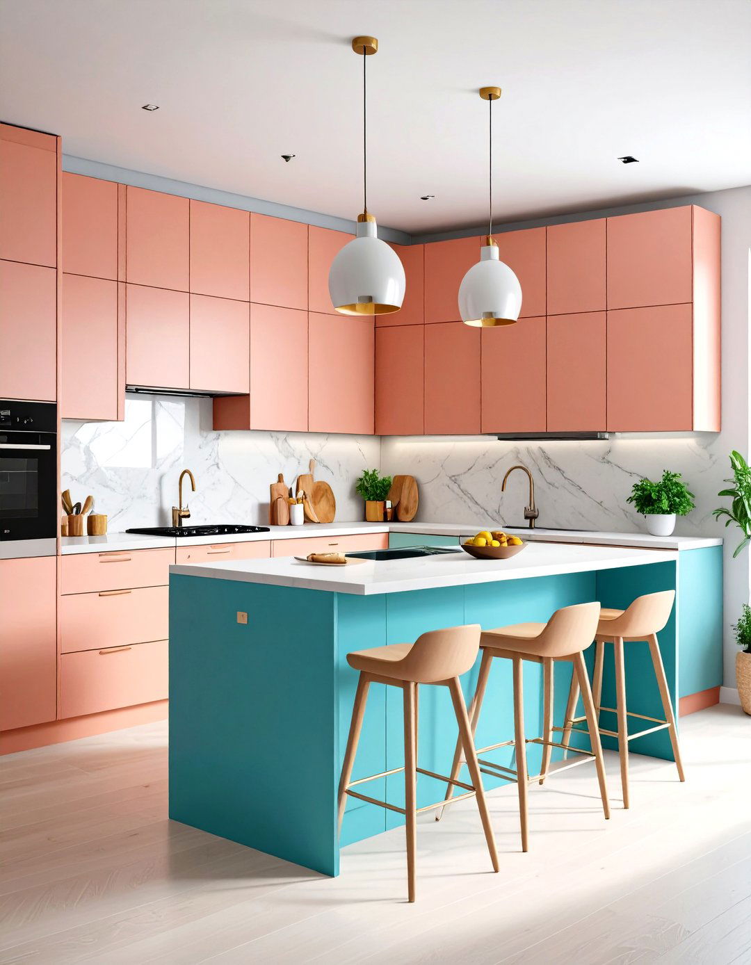 Two Tone Minimalist Kitchen Theme - 20 Minimalist Kitchen Ideas