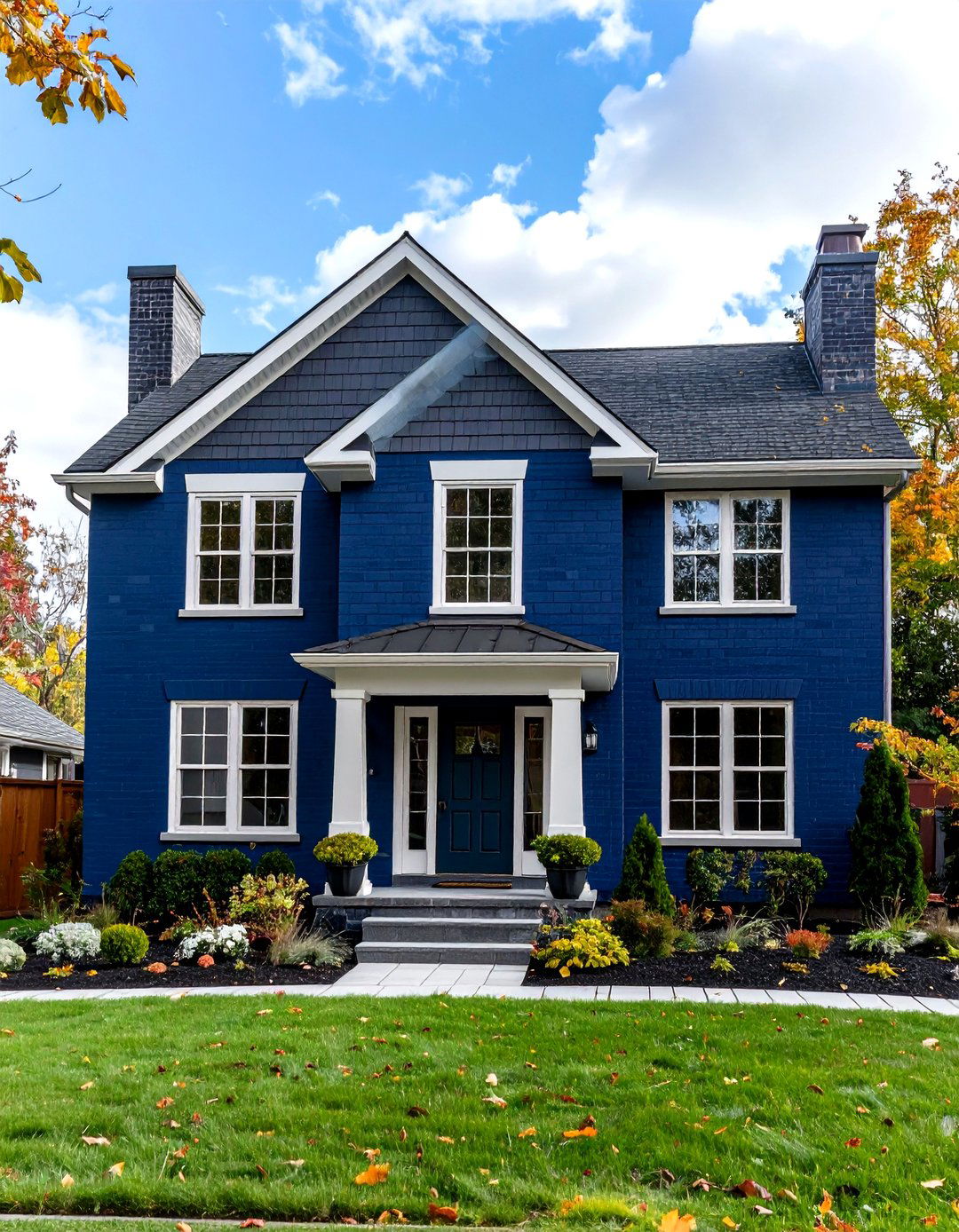Two Tone Painted Brick Houses - 20 Painted Brick Houses