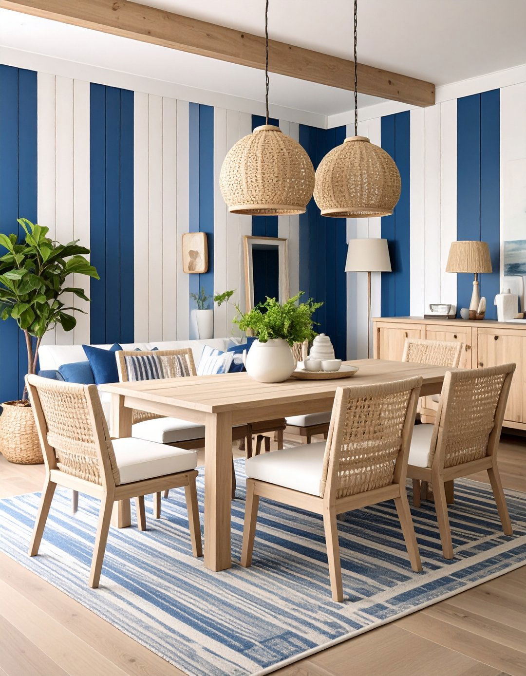 Two Tone Painted Shiplap - 20 Shiplap Dining Room Wall Ideas