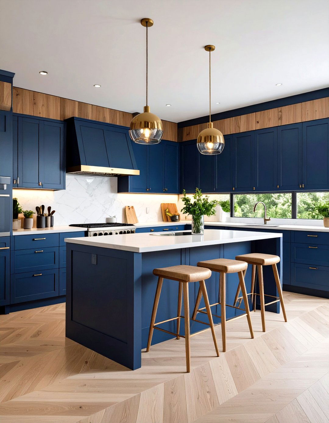 Two Tone Summer Kitchen Drama - 20 Summer Kitchen Ideas