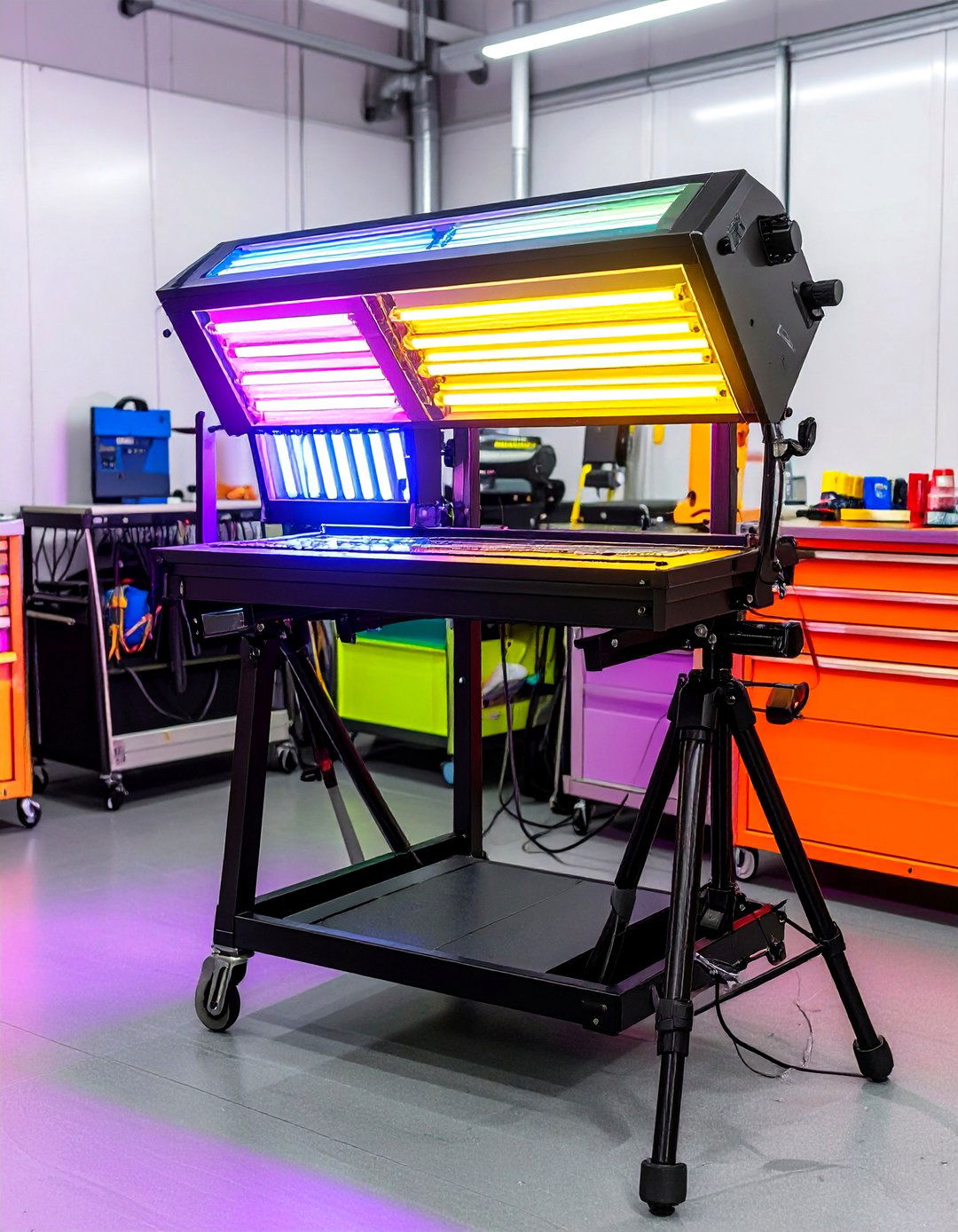 UV Cure Task Lamps Speed Paint and Resin Projects - 20 Garage Lighting Ideas