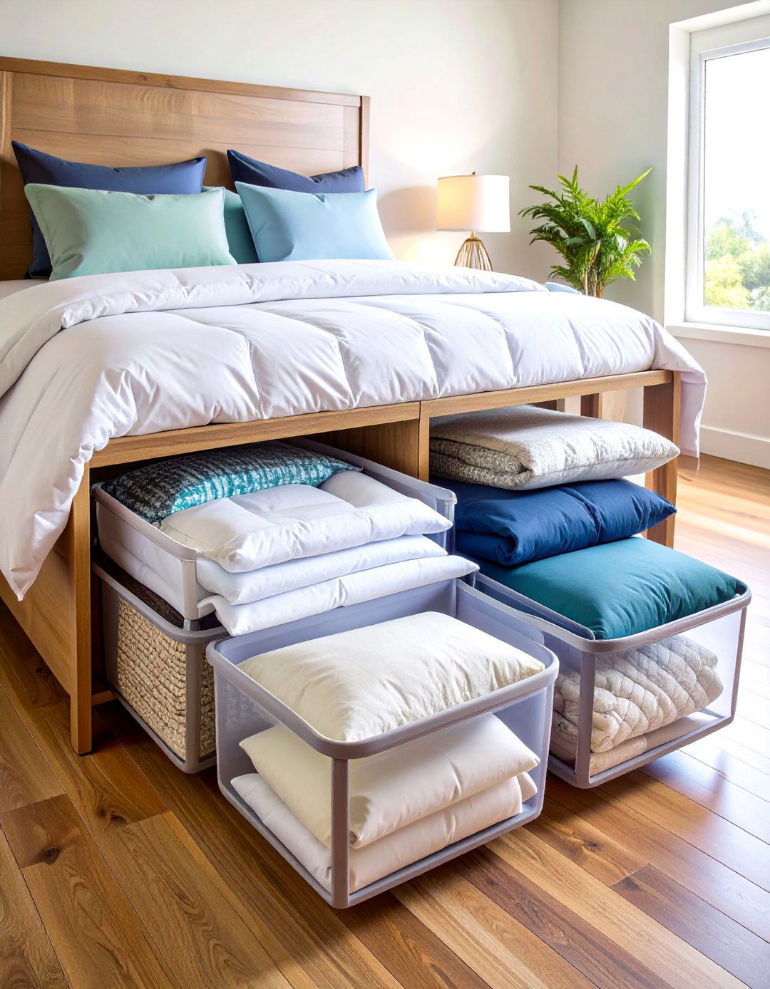 Under Bed Comforter Storage Containers - 20 Comforter Storage Ideas