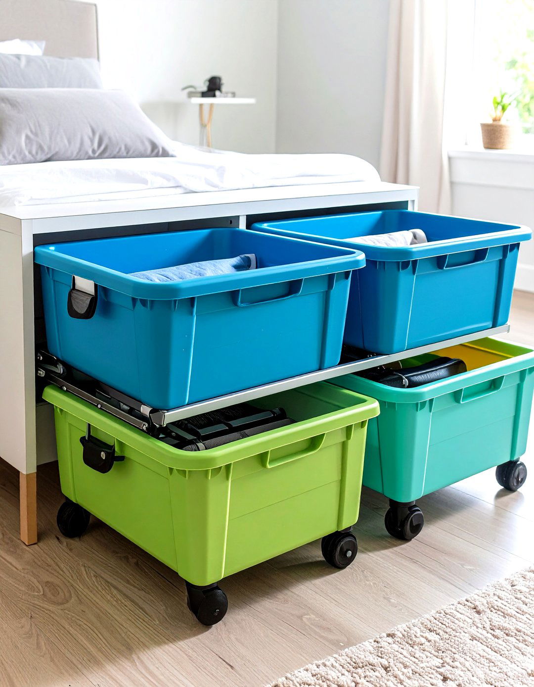 Under Bed Lego Storage Solution - 20 Lego Storage Ideas