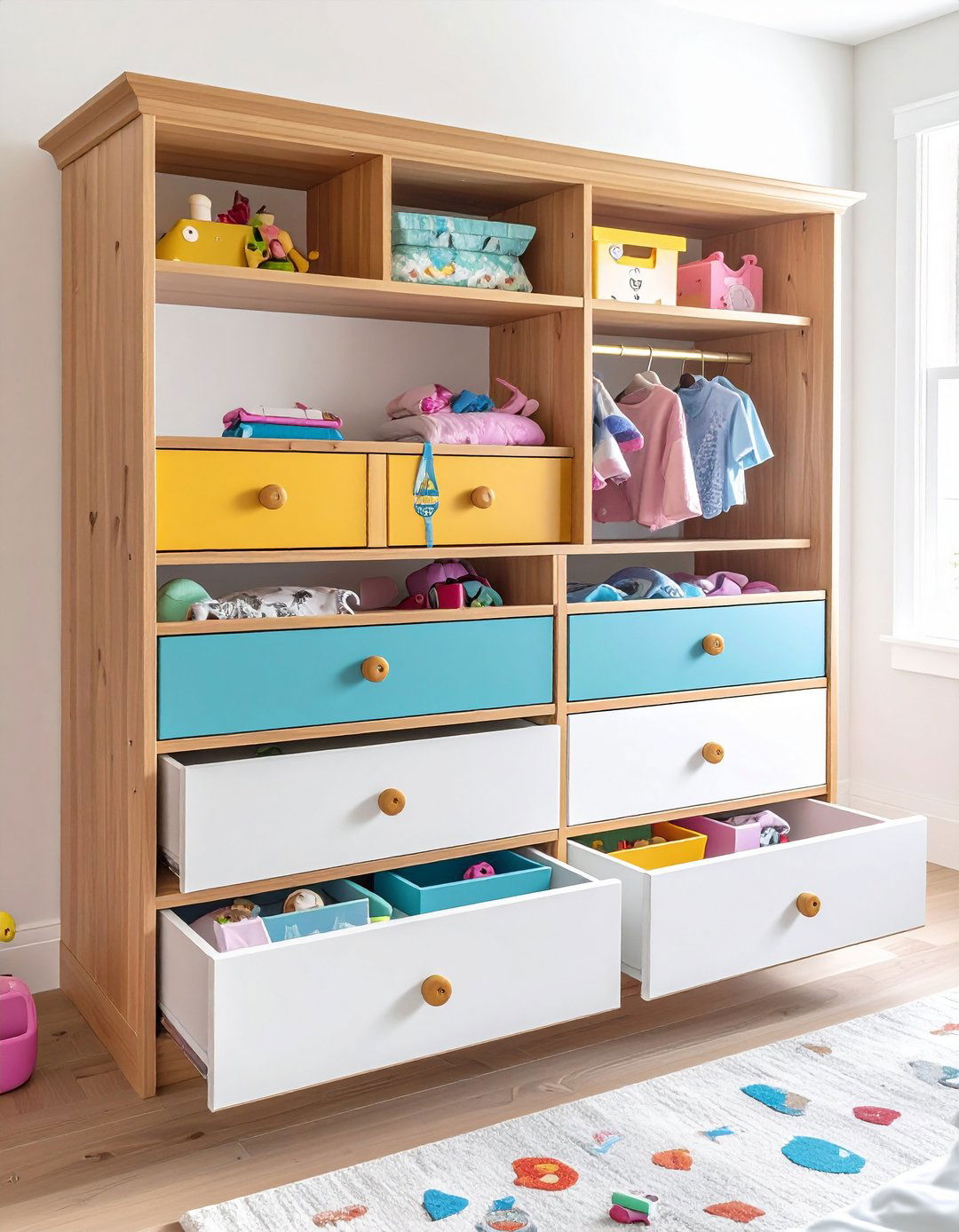 Under Bed Rolling Drawers - 20 Girl Room Ideas for 10-year-olds