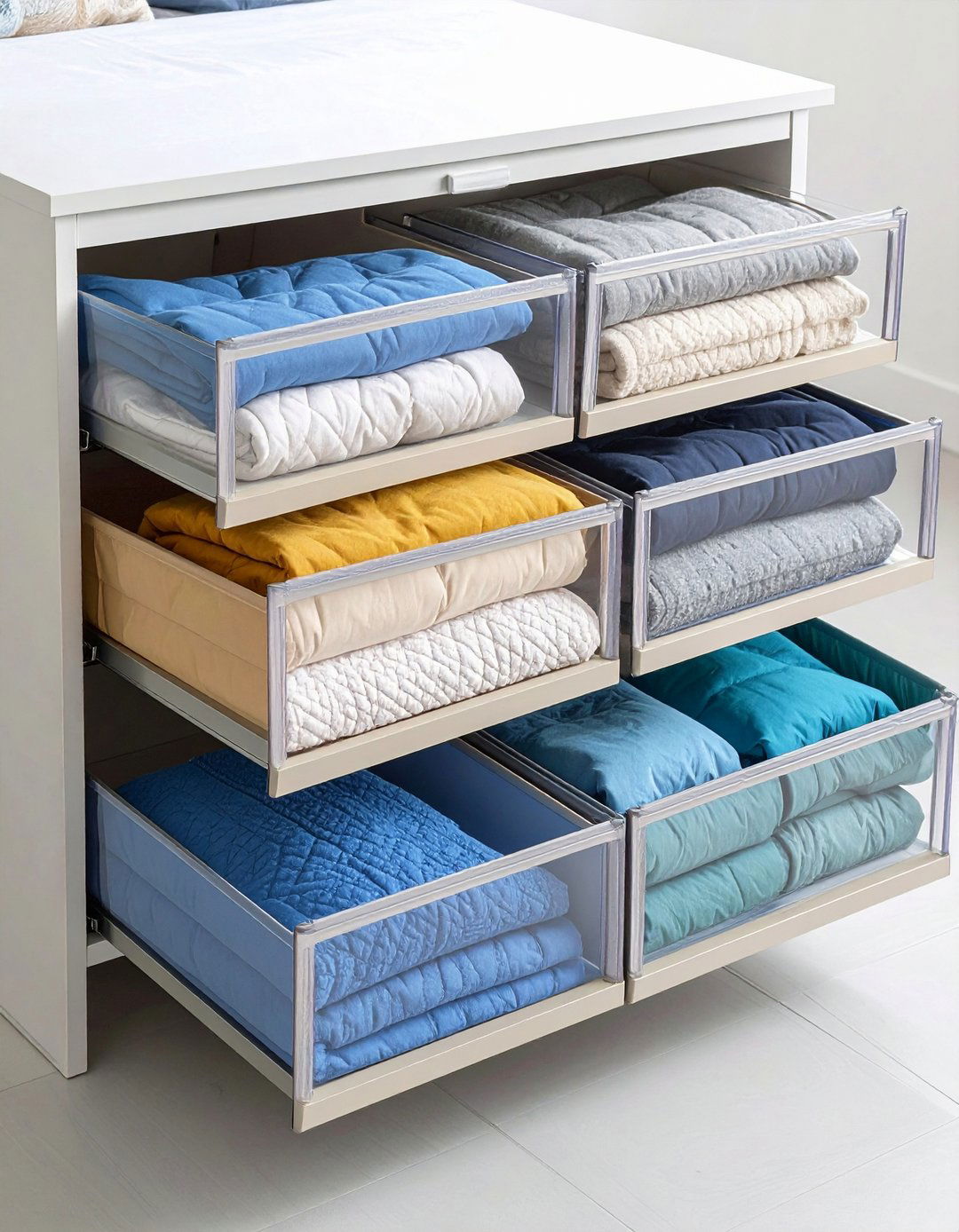 Under Bed Storage Drawers - 20 Blanket Storage Ideas