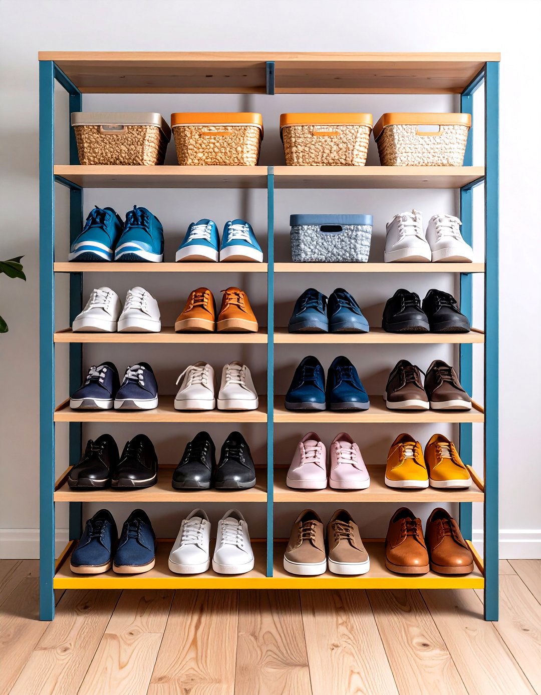 Under Bench Shoe Storage - 20 Small Mudroom Ideas