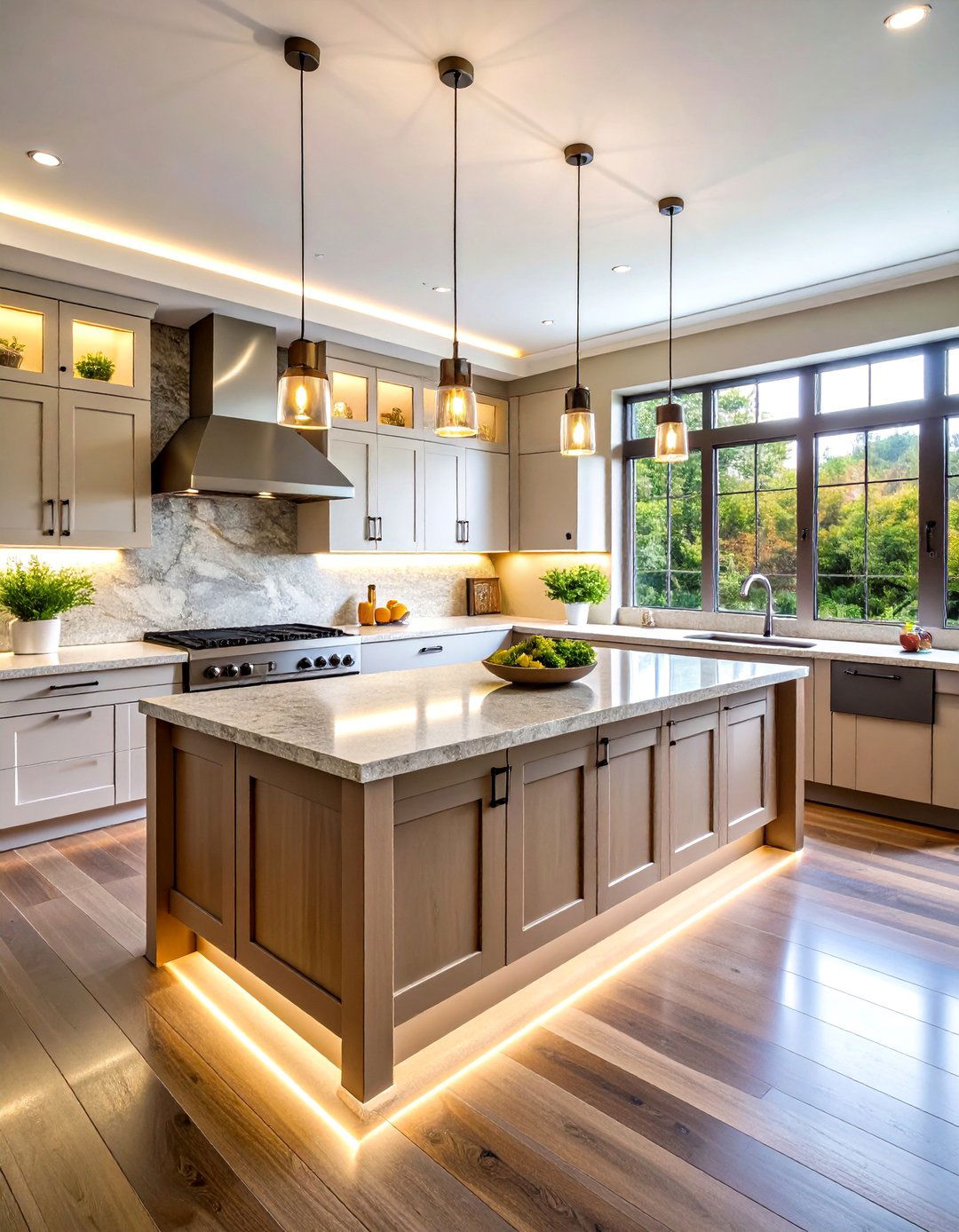 Under Cabinet LED Strip Cabinet Lighting - 20 Cabinet Lighting Ideas