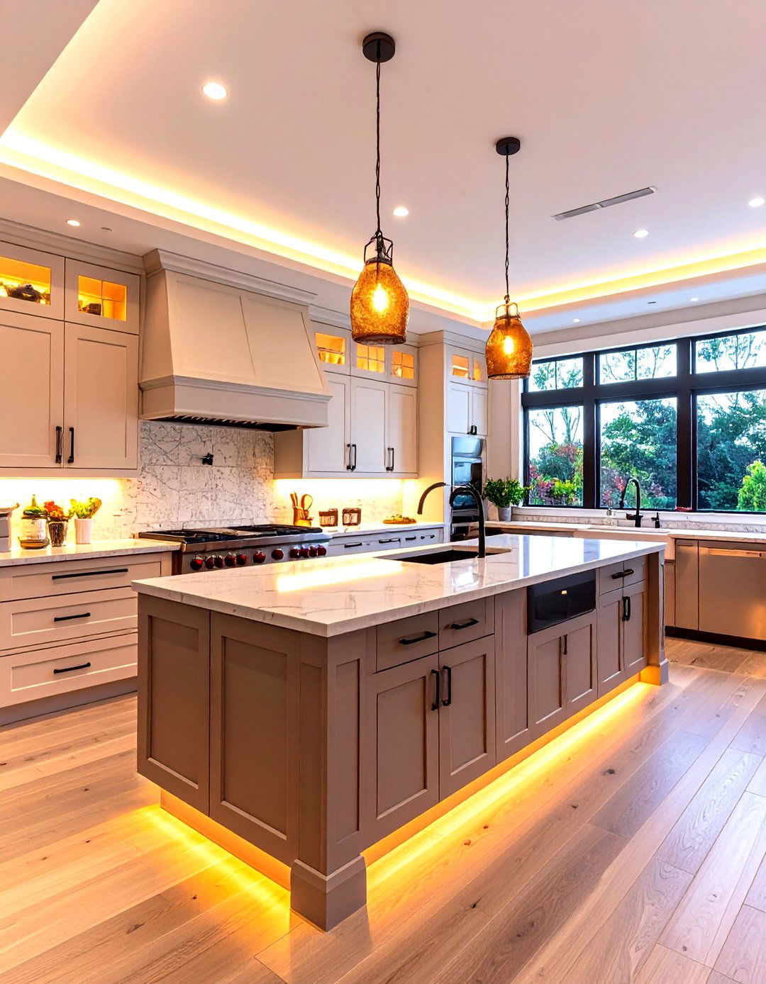 Under Cabinet LED Task Lighting Banishes Shadows - 20 Dream Kitchen Ideas