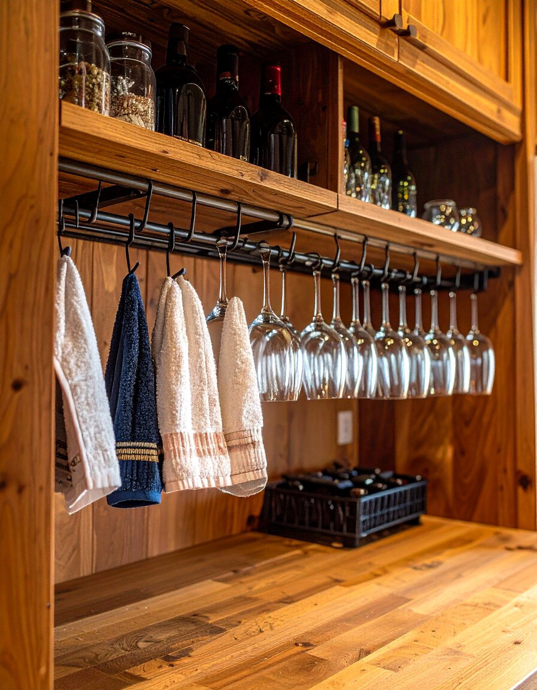 Under Cabinet Storage Racks - 20 Small Apartment Storage Ideas