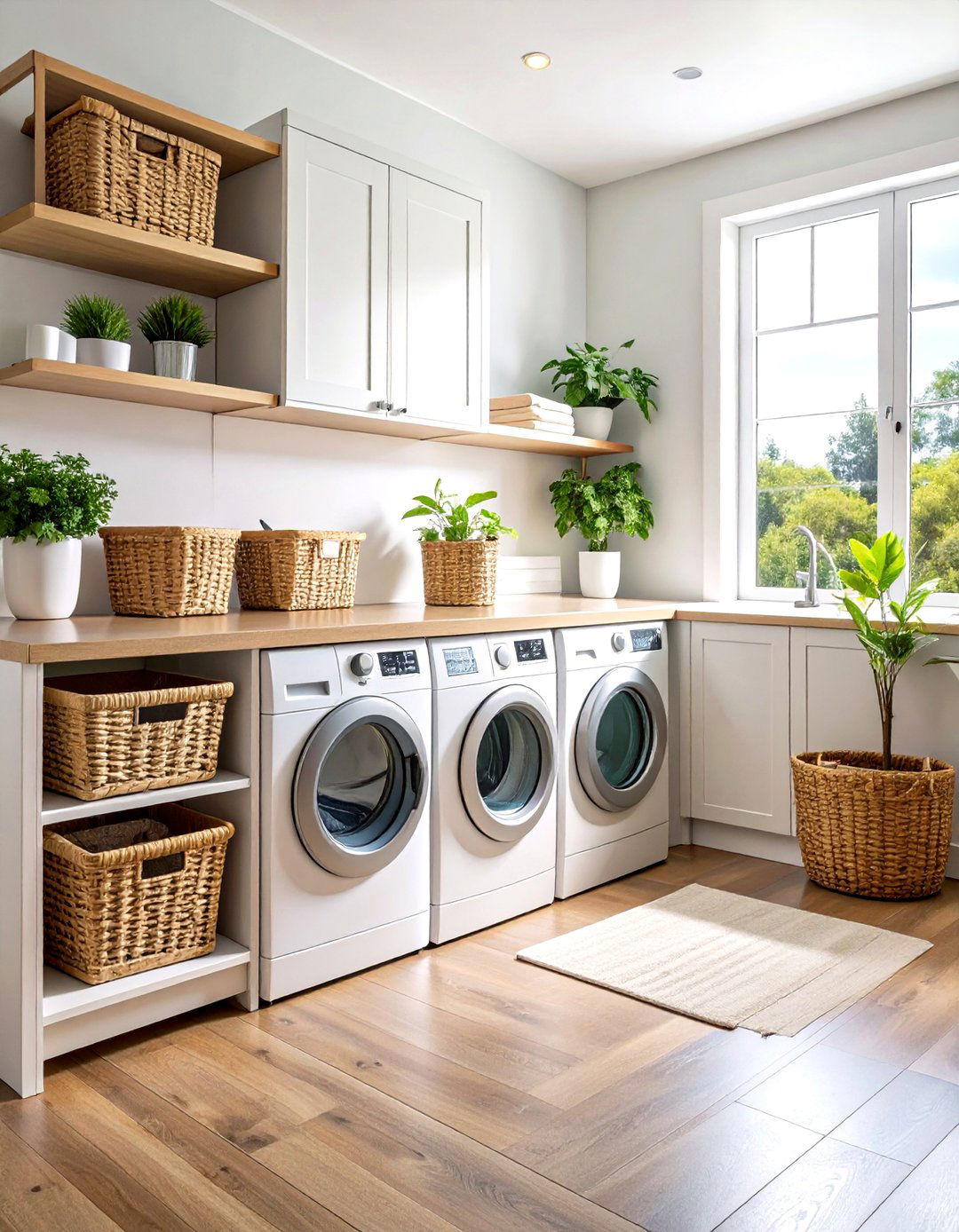 Under Counter Laundry Basket Storage Solutions - 20 Laundry Basket Storage Ideas