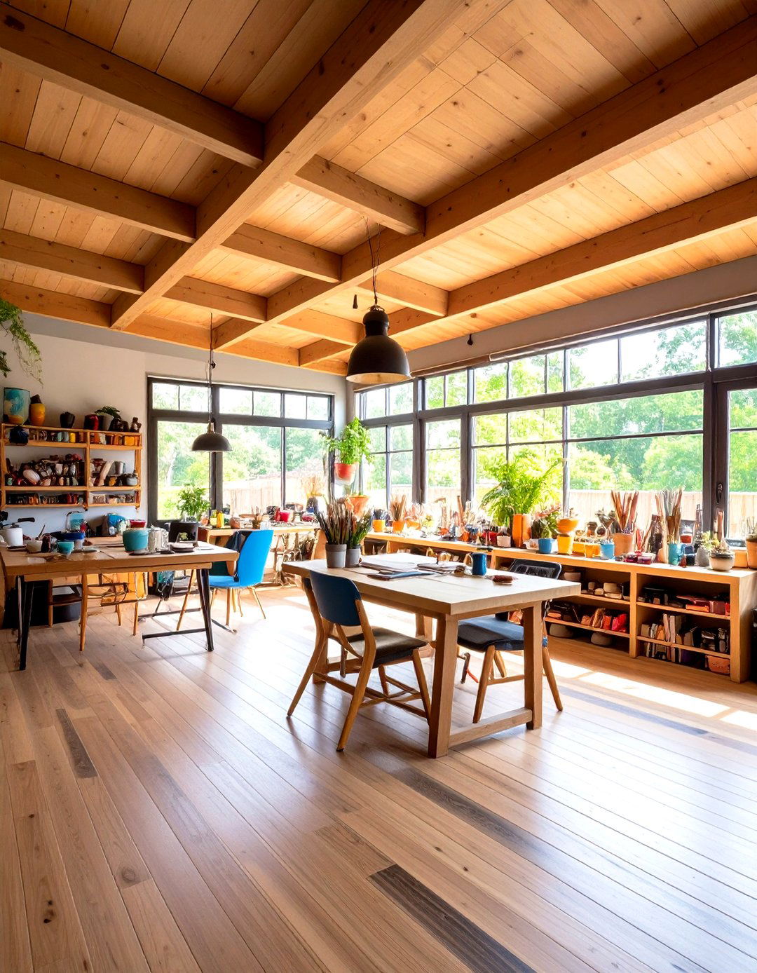 Under Deck Creative Arts and Crafts Studio - 20 Under Deck Ideas