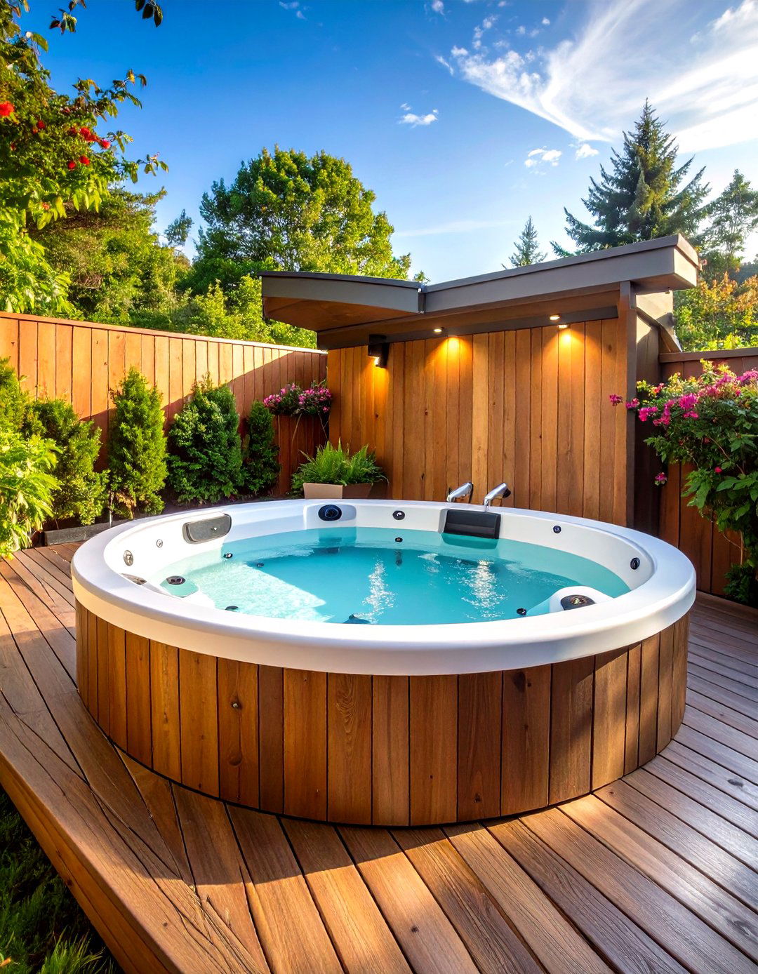 Under Deck Hidden Hot Tub - 20 Sunken Hot Tub Ideas