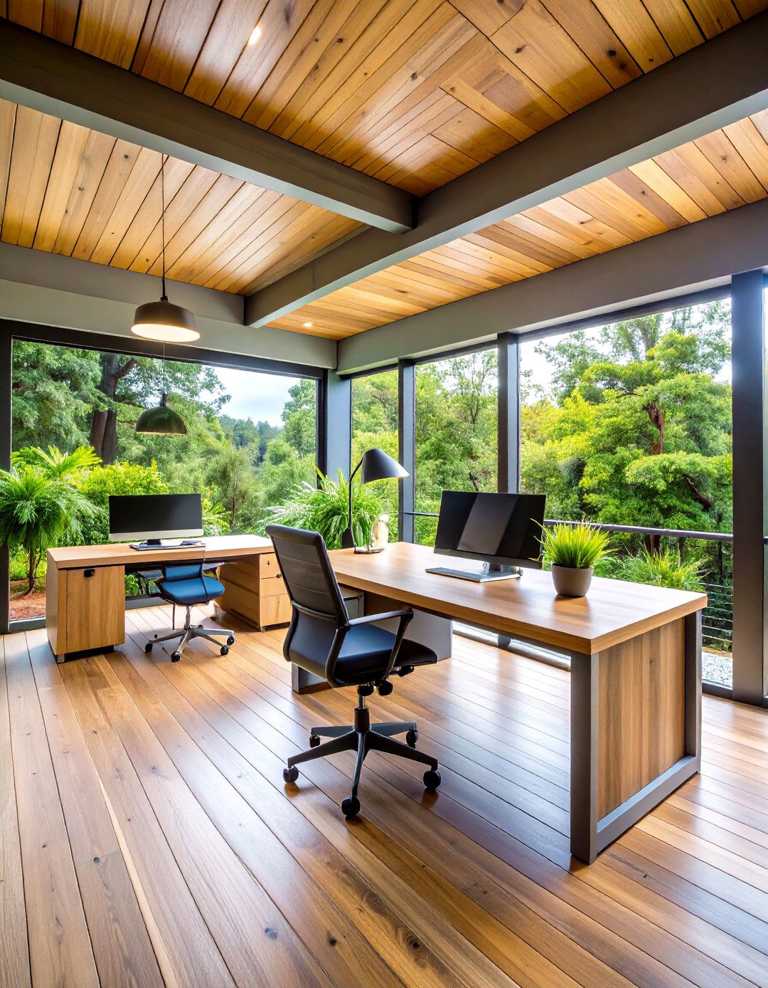 Under Deck Home Office Workspace - 20 Under Deck Ideas
